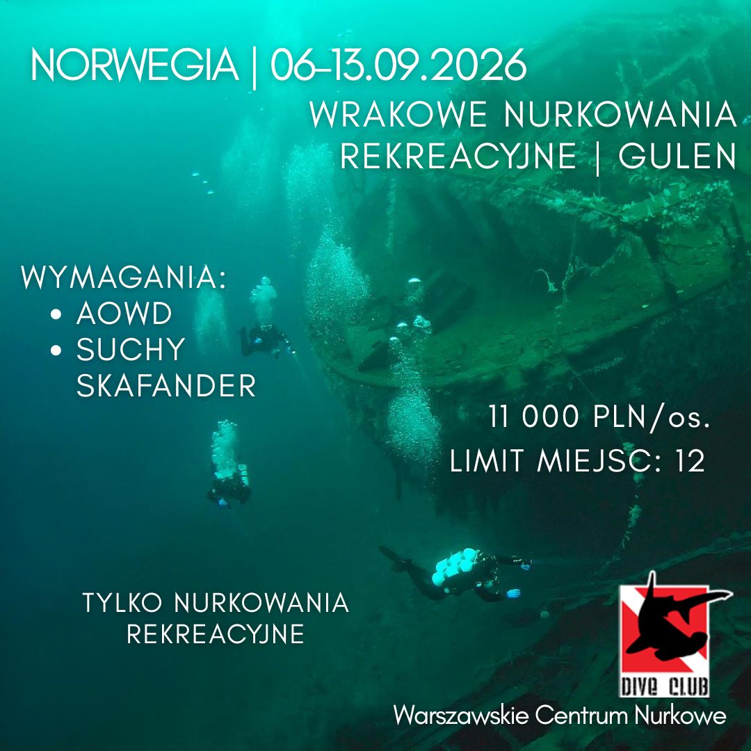 Wyjazd nurkowy na wraki do Norwegii