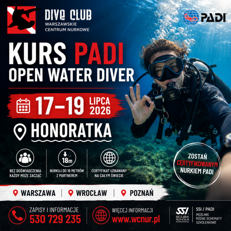 Kurs nurkowy PADI OWD